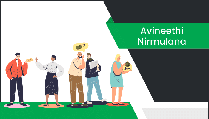 అవినీతి నిర్మూలన వ్యాసం Avineethi Nirmulana Essay in Telugu